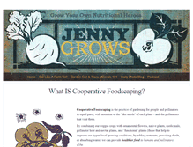 Tablet Screenshot of jennygrows.com
